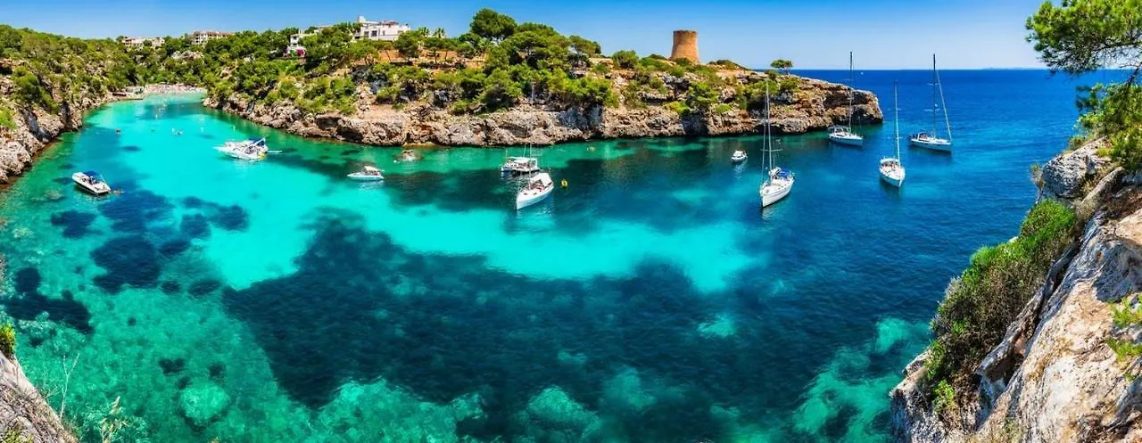 * Casa Del Diamante - Meer- Und Buchtblick Villa * Cala Pi  Espanha